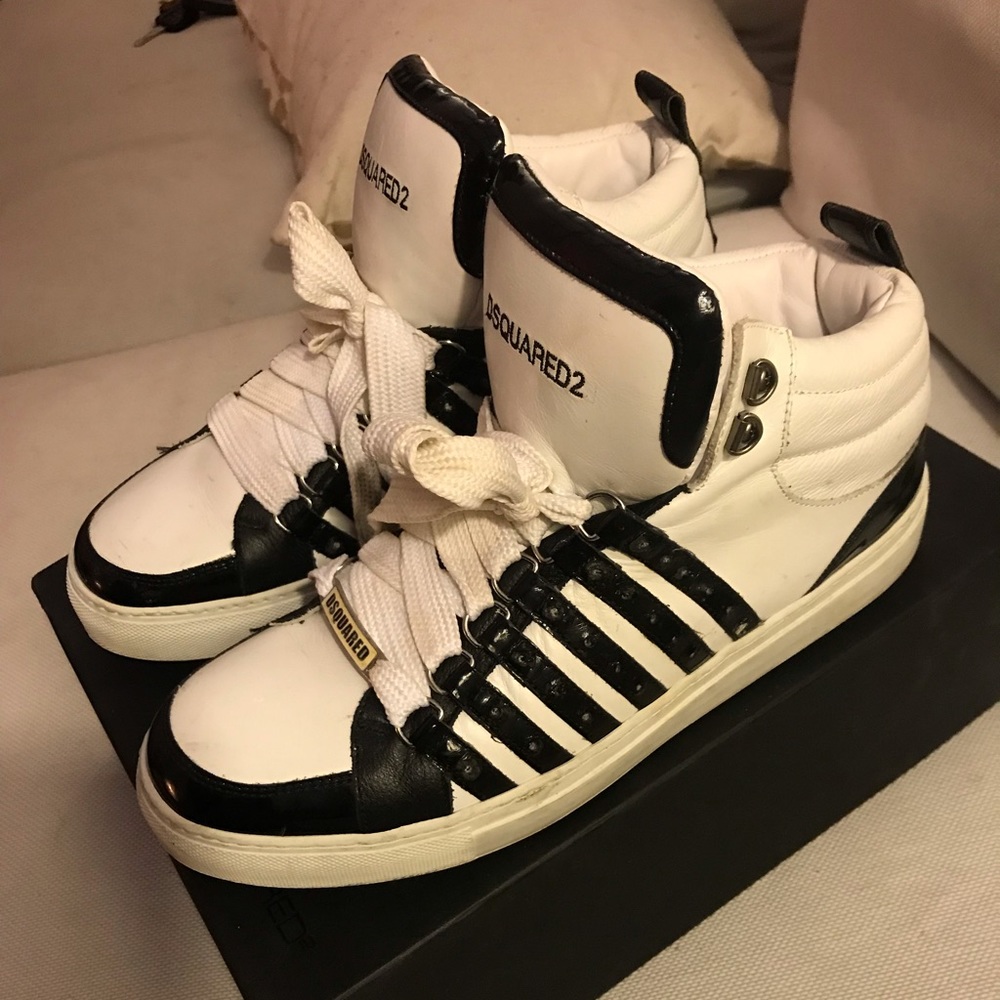 Dsquared2 hi tops shoes